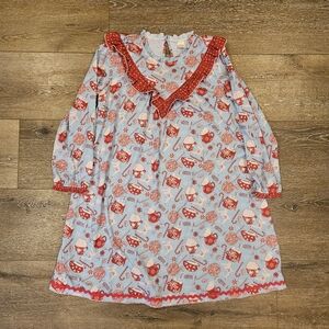 Matilda Jane Red and Blue Holiday Nightgown